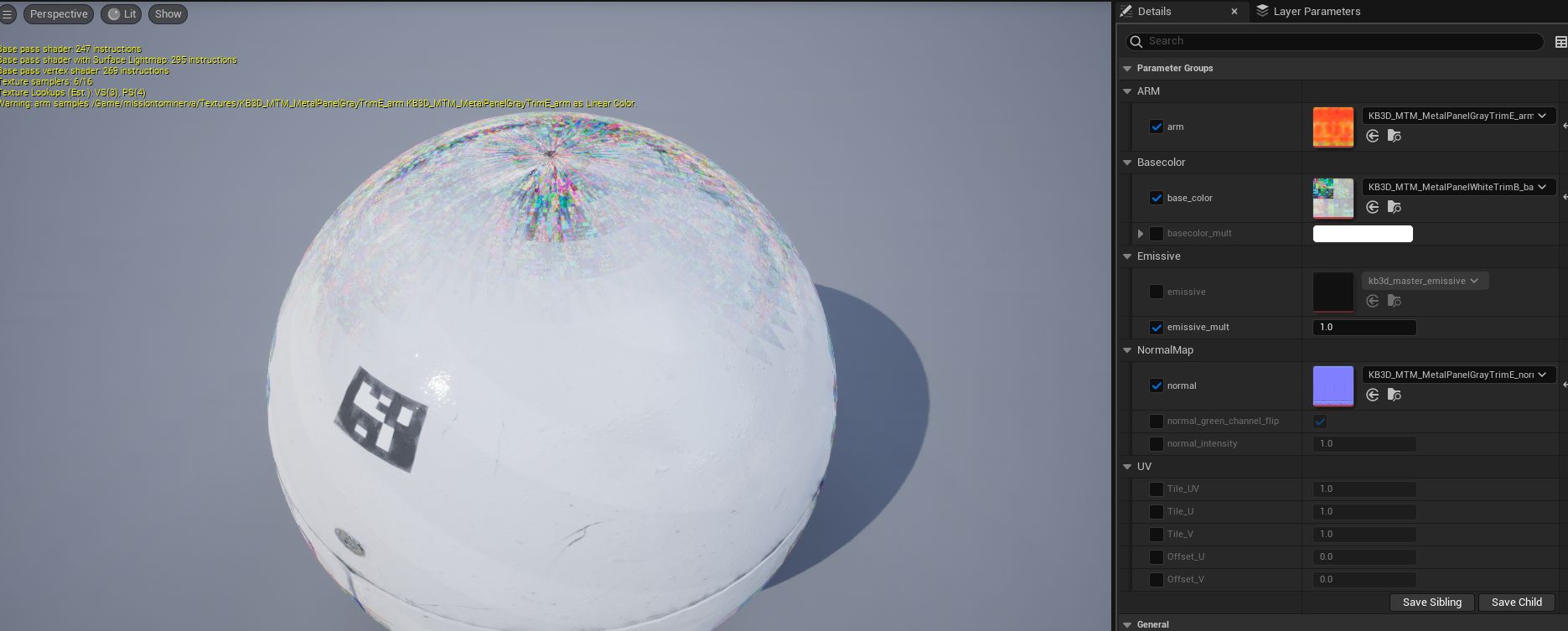 Unreal Engine 5.1 PBR materials got corrupted